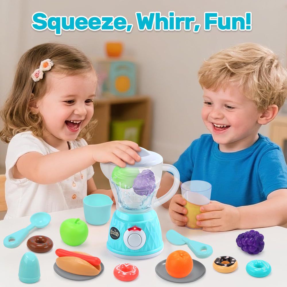 豪華三合一 兒童仿真聲光家電玩具組 (咖啡機/果汁機/烤麵包機) 家家酒益智玩具 生日禮物