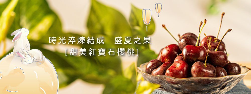 果子禮 - 華盛頓9R紅櫻桃含箱重1kg(凈重850g) X 2盒