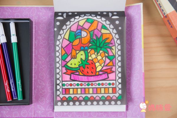 在家擁有小小畫室【澳洲 Tiger Tribe】旅行著色盒＆窗花彩繪