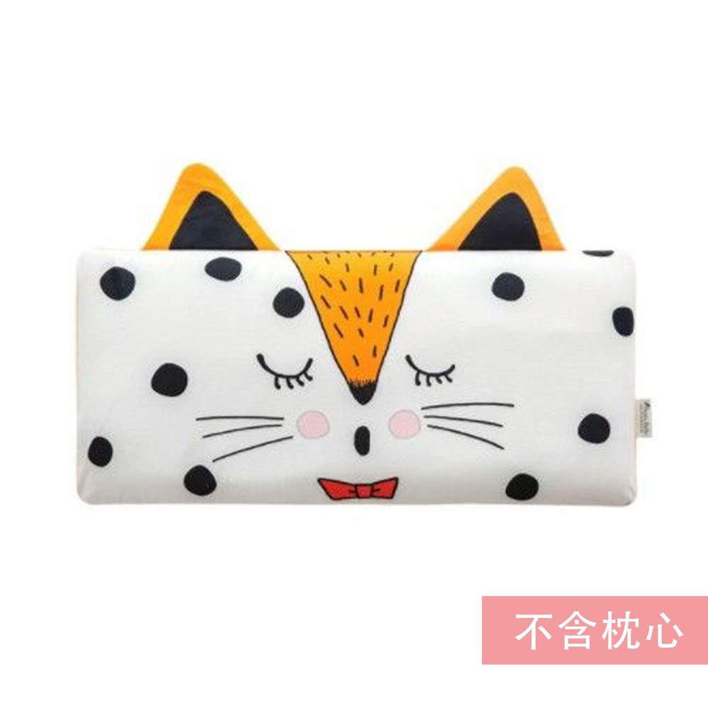 韓國 Bonitabebe - 枕套-三段式可調高兒童透氣枕用-斑點貓咪 (59*29公分)