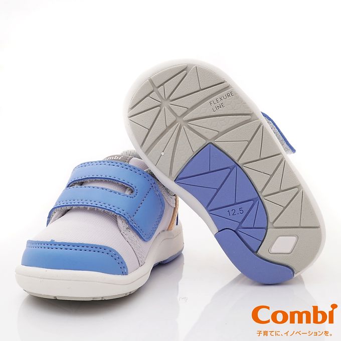 日本 Combi - COMBI醫學級NICEWALK兒童成長機能鞋-C2301BL(寶寶段)-休閒鞋-藍