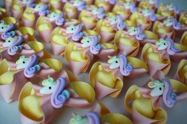 英國 MonkeyBow - 手工髮飾/髮夾-夢幻獨角獸-蜜桃果醬