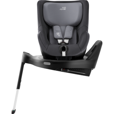 britax römer - 德國原裝Dualfix Pro ISOFIX 360度旋轉0-4歲汽座-月光灰-(贈皮椅保護墊)