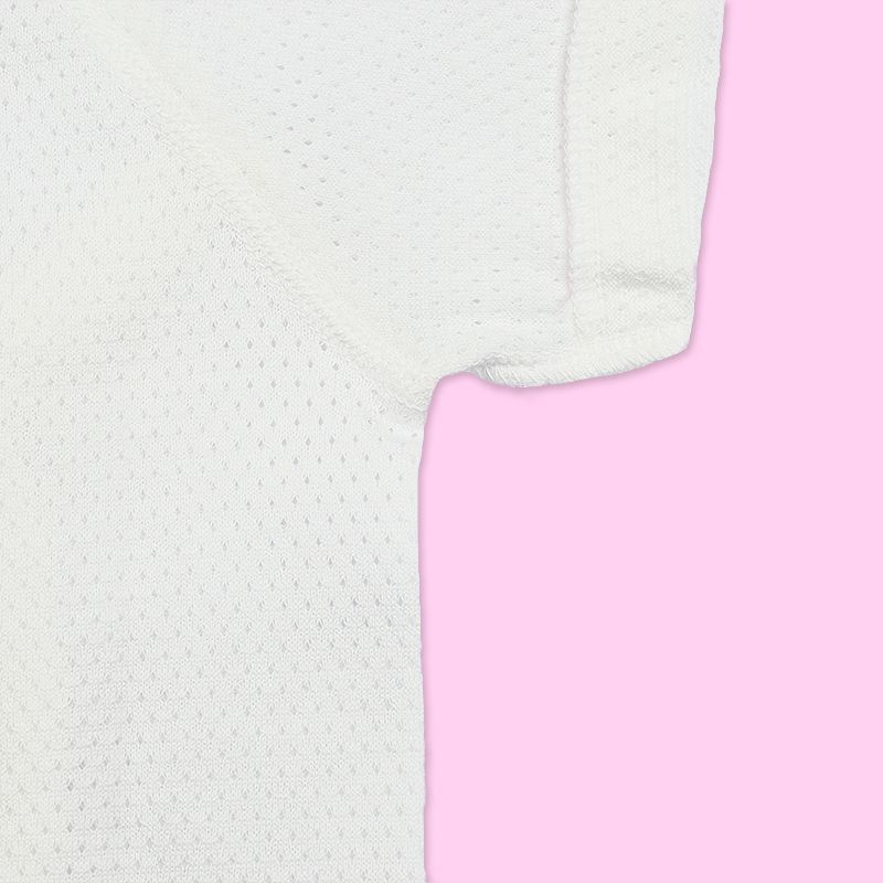 akachan honpo - 短袖網眼肚衣2件組-灰色