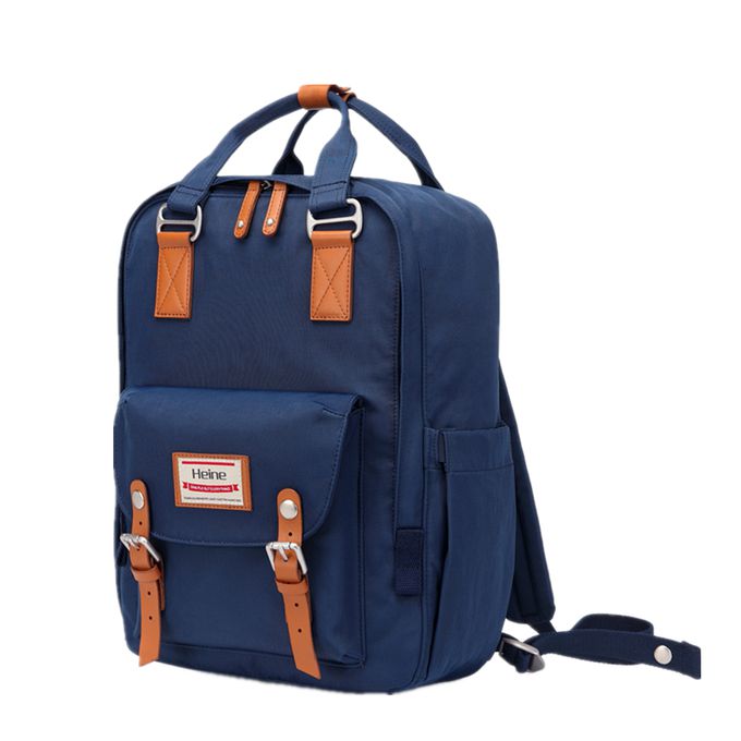 Heine 海恩 - WIN-191多功能後背包 媽媽包 尼龍包 防盜防潑水背包-藏藍色