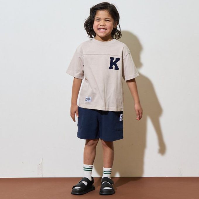 日本 b-ROOM - 柔款彈性大口袋素色短褲(4分丈)-草綠