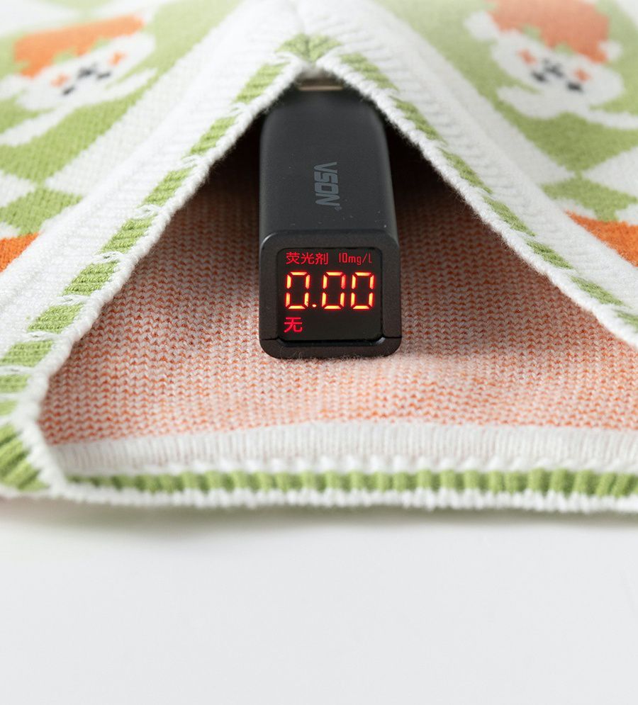 舒適V領百搭針織背心-格紋兔兔-粉色