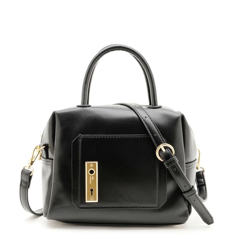 日本 FIRANO - 直式收納俐落2WAY托特包-黑 (33x28x13cm)