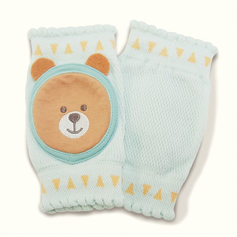 akachan honpo - 學爬用護膝-淺藍色-7×15cm