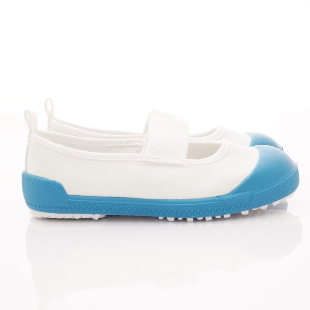 Moonstar日本月星 - 機能童鞋-日本製鐵氟龍室內鞋(中小童段)-淺藍