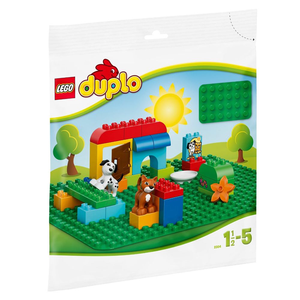樂高 LEGO - 樂高 Duplo 得寶幼兒系列 - 綠色大底板 2304-1pcs