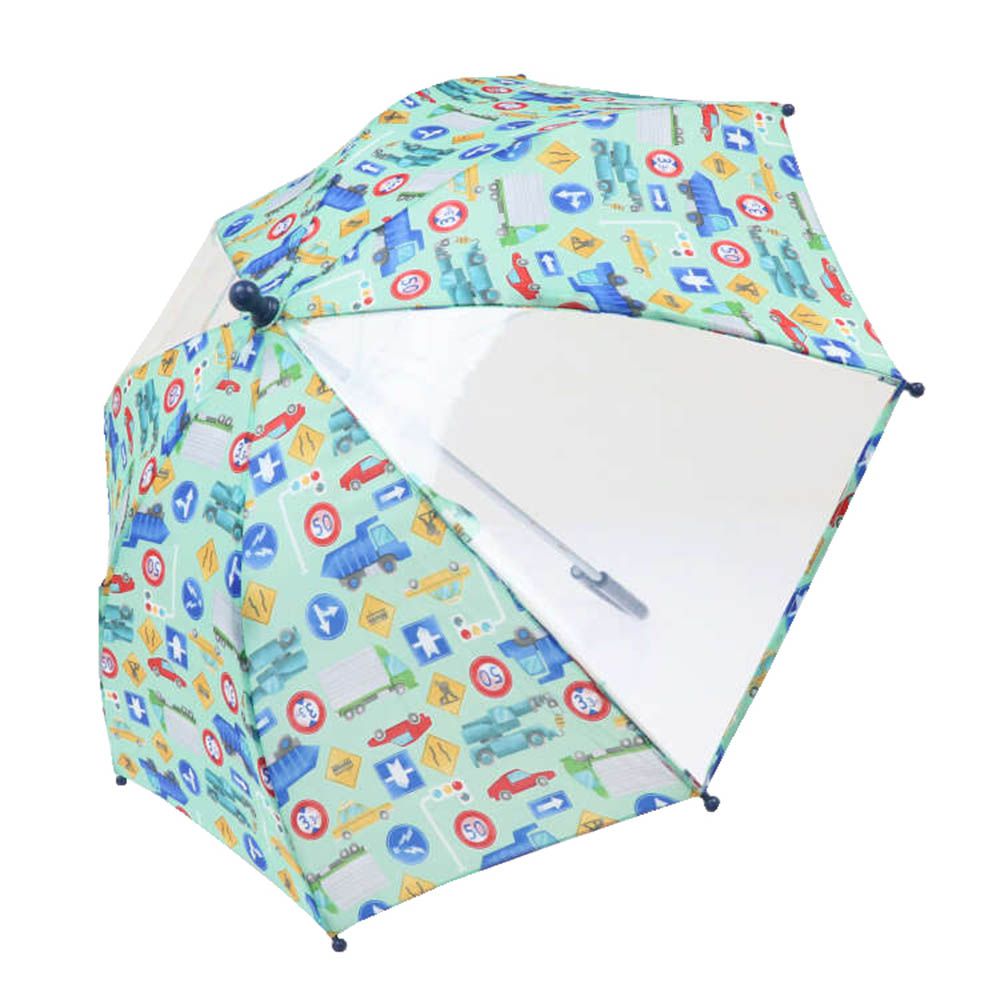 雨傘-滿版印花-綠色