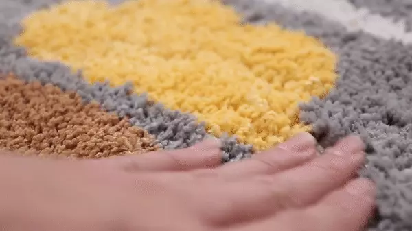 羊羔絨長條形床邊腳踏墊-26英文字母