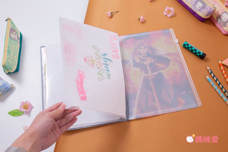 日本代購 - 鬼滅之刃 六層收納資料夾-柱 集合 (A4)