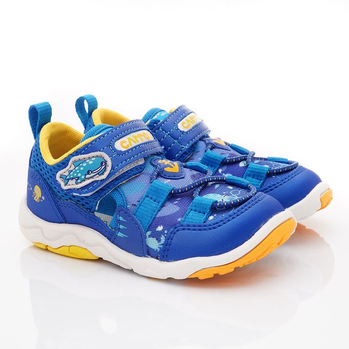 Moonstar日本月星 - 速乾公園鞋系列童鞋-CRC23345藍(中小童段)-機能運動鞋-藍