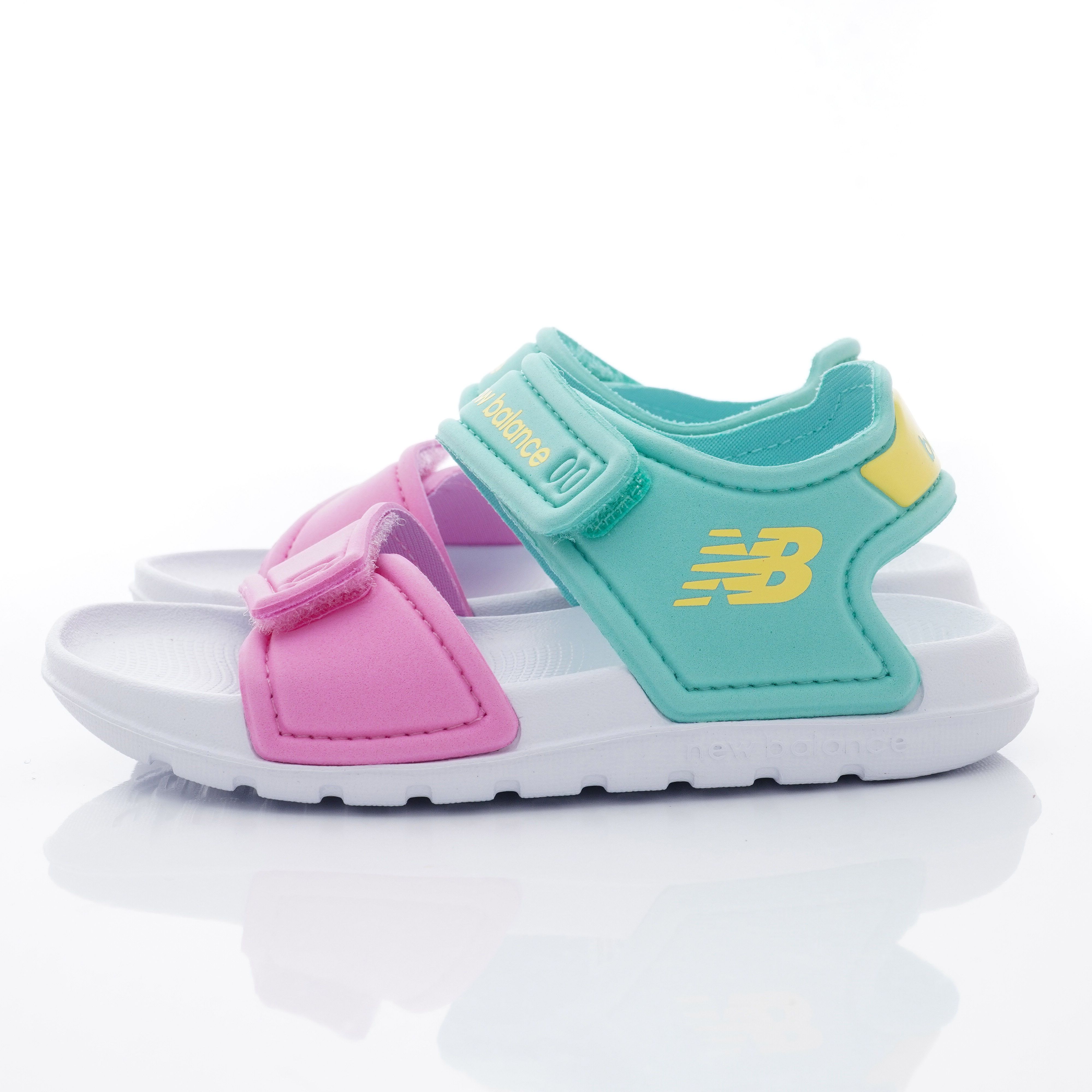 New Balance - NB超輕馬卡龍涼鞋款(小童段)-糖果粉紅/淺綠