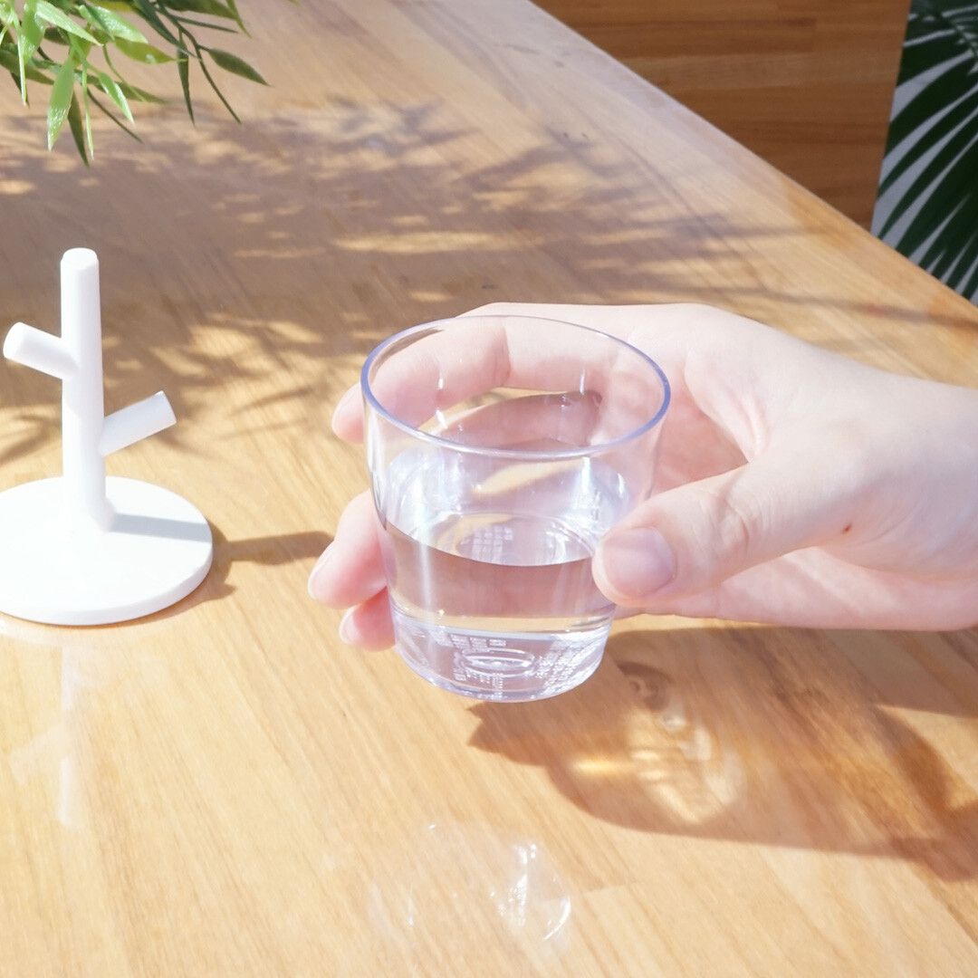 日本 Hashy - 樹枝造型杯架/漱口杯組-兒童用-Hello kitty (杯子Φ5.8x5.8cm)