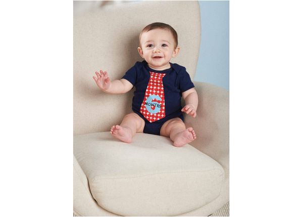 美國 Mud Pie - 趣味造型紀念貼紙-領帶 (單一尺寸)