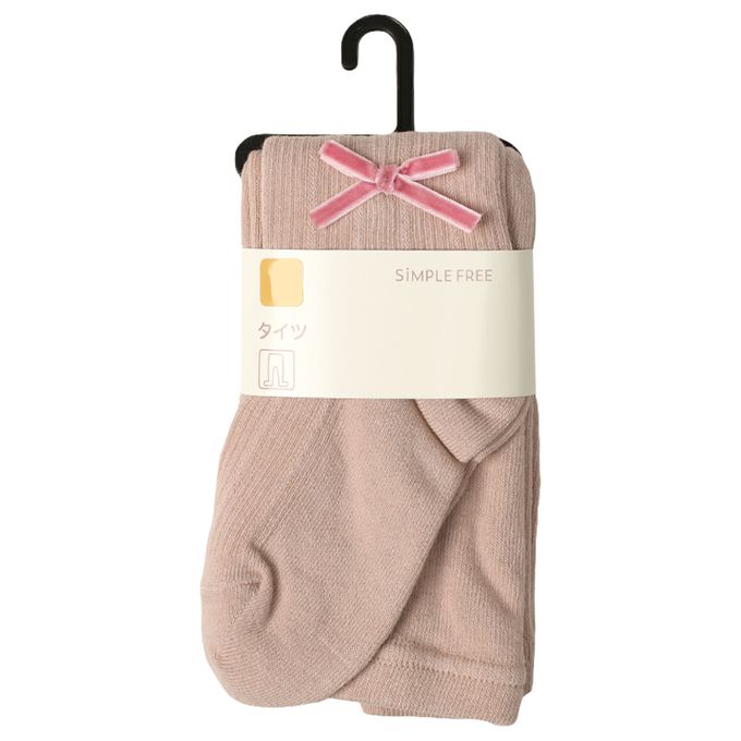 akachan honpo - 褲襪-蝴蝶結-粉紅色