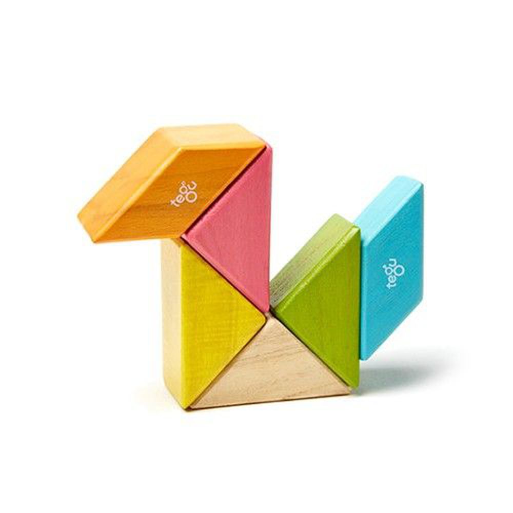 Tegu 磁性積木 - 6件口袋組-調色盤