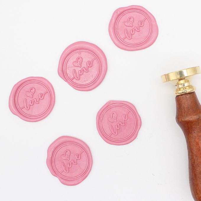 HAPPYMT - 火漆蠟粒大罐裝-有一點怦然心動-粉紅色系