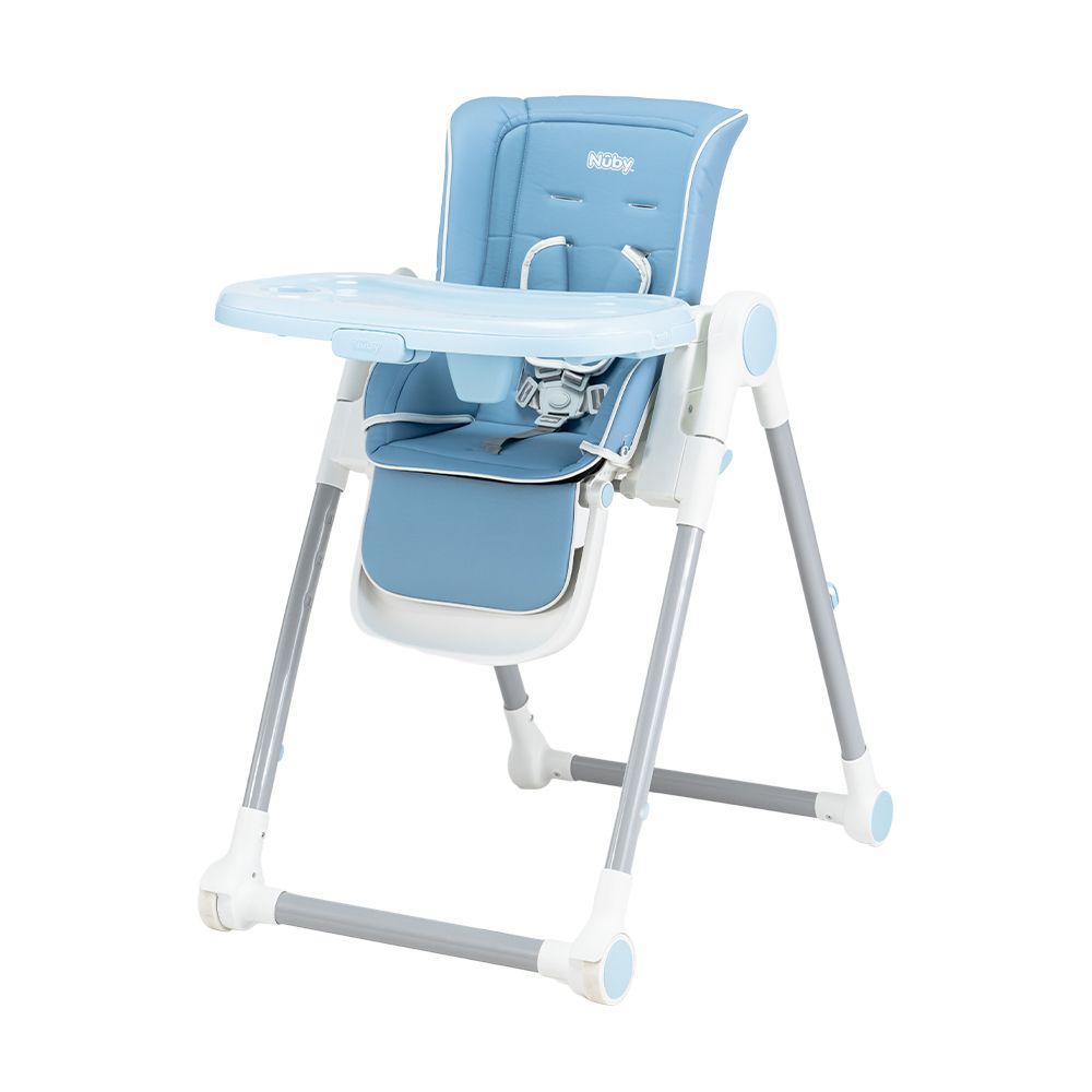 Nuby - 多段式兒童高腳餐椅-純淨蔚藍
