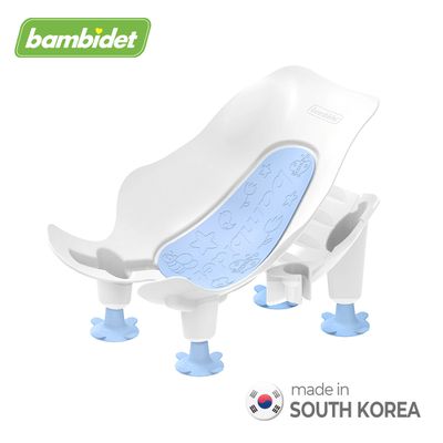 韓國 Bambidet - 3in1寶寶可樂椅(洗屁屁椅)-湖水藍