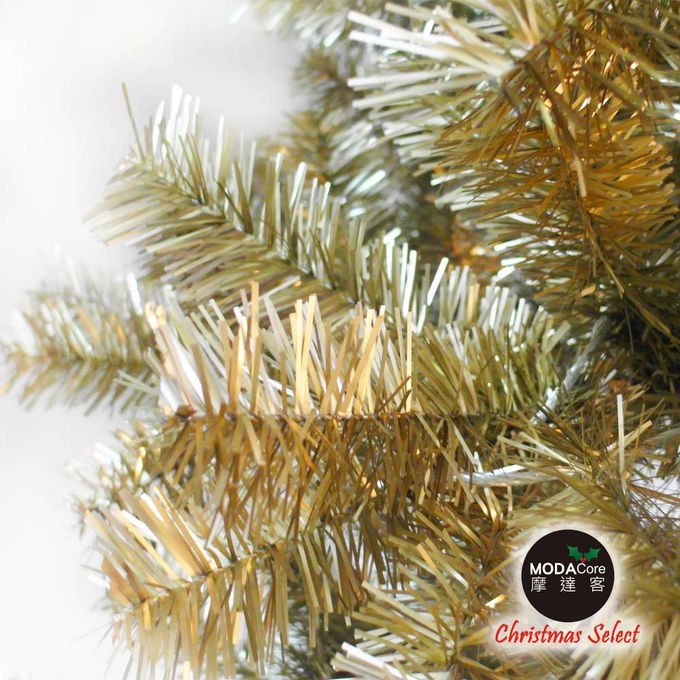MODACore 摩達客 - 台製豪華型8尺/8呎(240cm)氣質霧金聖誕樹 裸樹(不含飾品不含燈)