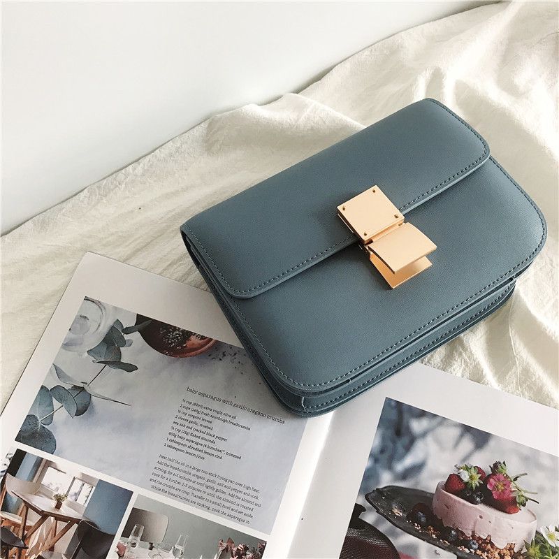 磨砂啞金真皮女包-裸粉色