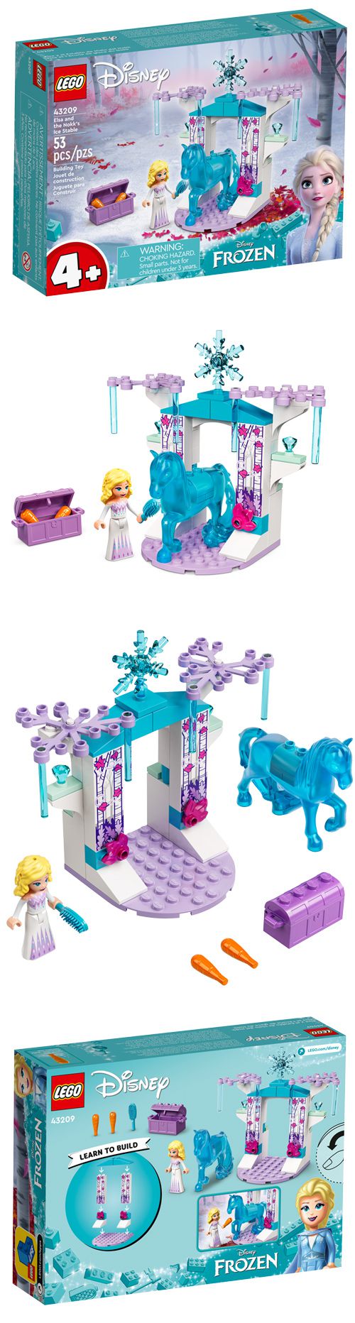 樂高 LEGO - 樂高積木 LEGO《 LT43209 》Disney Princess迪士尼公主系列 - Elsa and the Nokk’s Ice Stable-275pcs