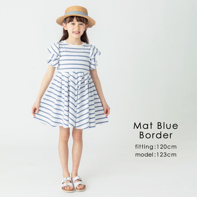 日本 evercloset - 波浪荷葉短袖浪漫洋裝-奶茶杏