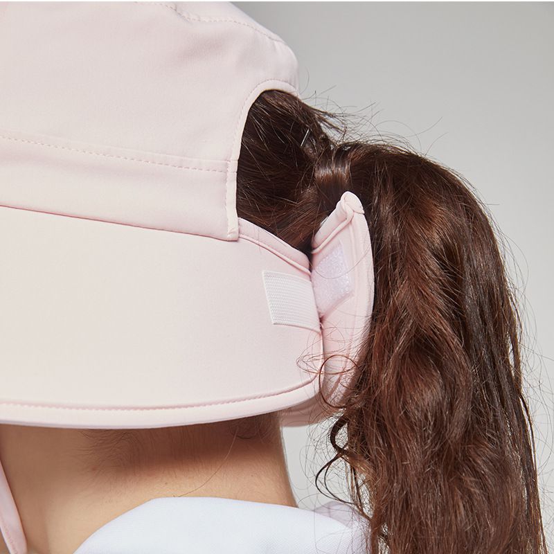 抗UV防曬遮陽漁夫帽-玫瑰粉