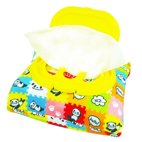 akachan honpo - 兩用FUTAP濕紙巾收納袋 貓熊