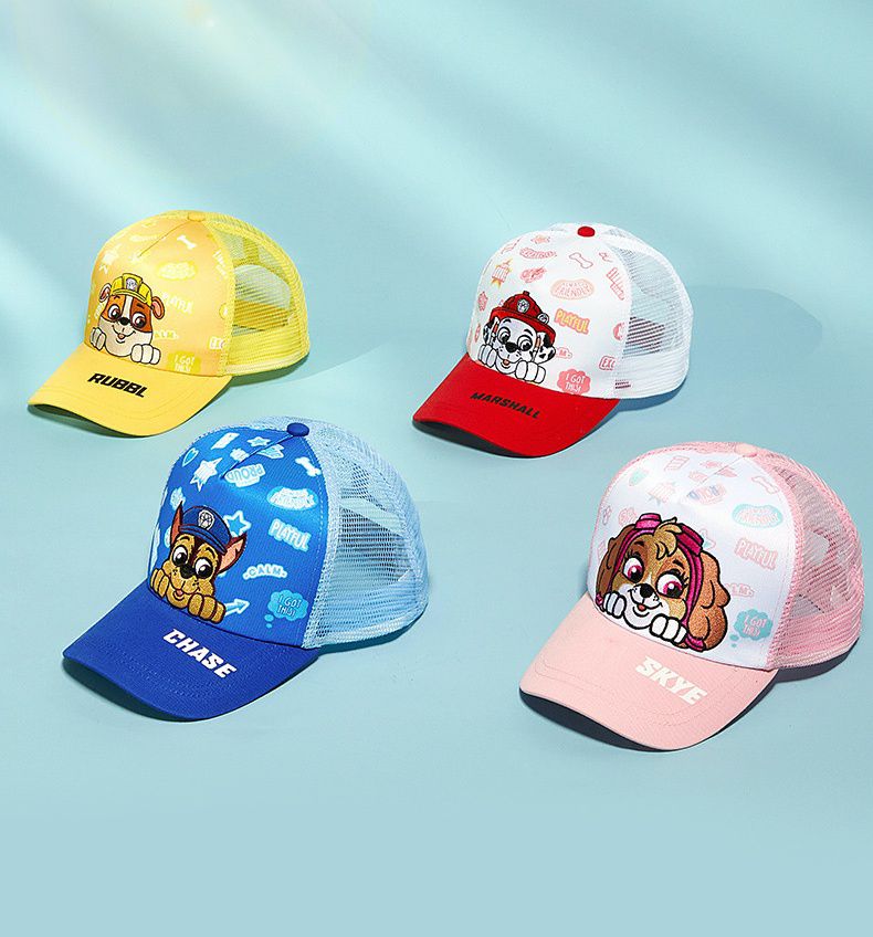 汪汪隊兒童棒球帽-小戴帽子-黃色