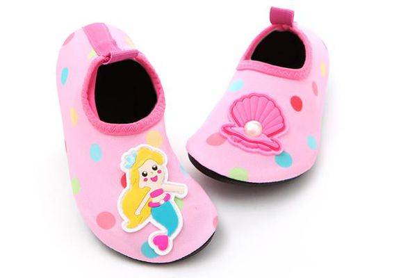 韓國 OZKIZ - 輕量/防滑兒童沙灘鞋/戲水鞋-美人魚