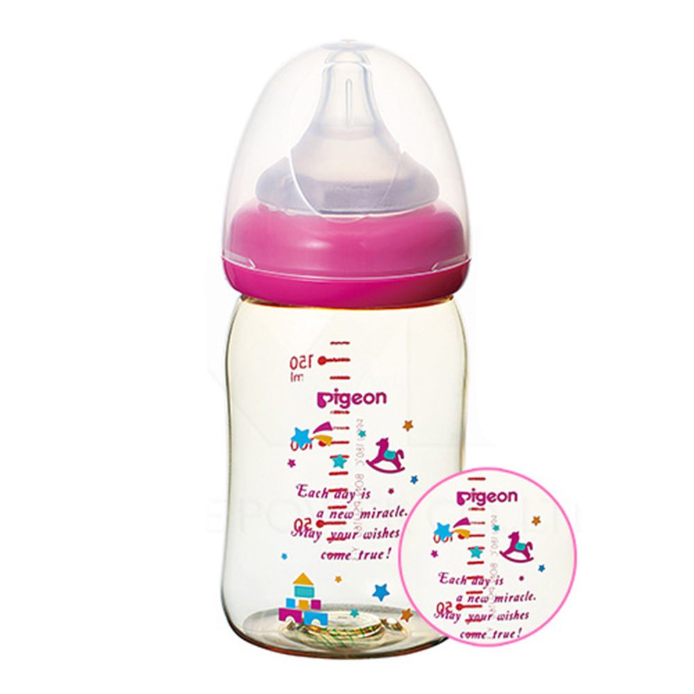 貝親 Pigeon - 母乳實感PPSU寬口奶瓶-木馬城堡 (SS [0個月新生兒])-160ml