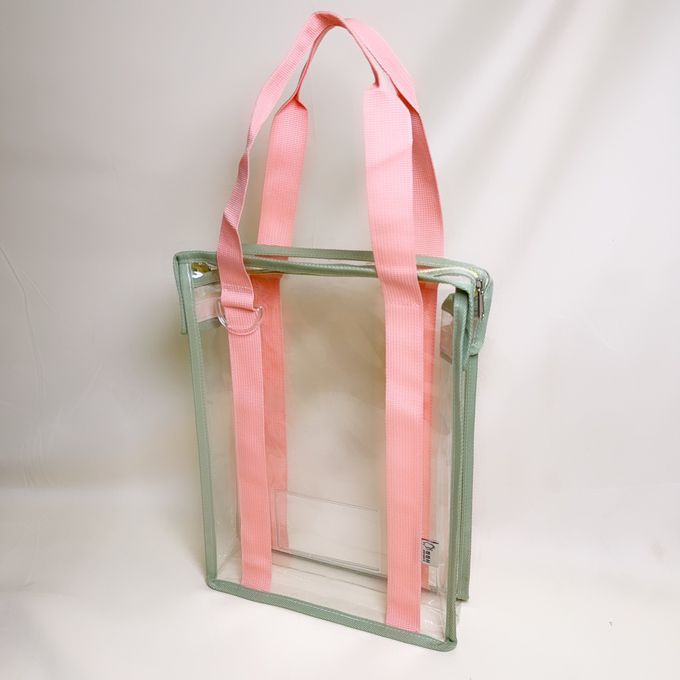 妞妞絲 - 手提功課袋-黃X綠 (F)