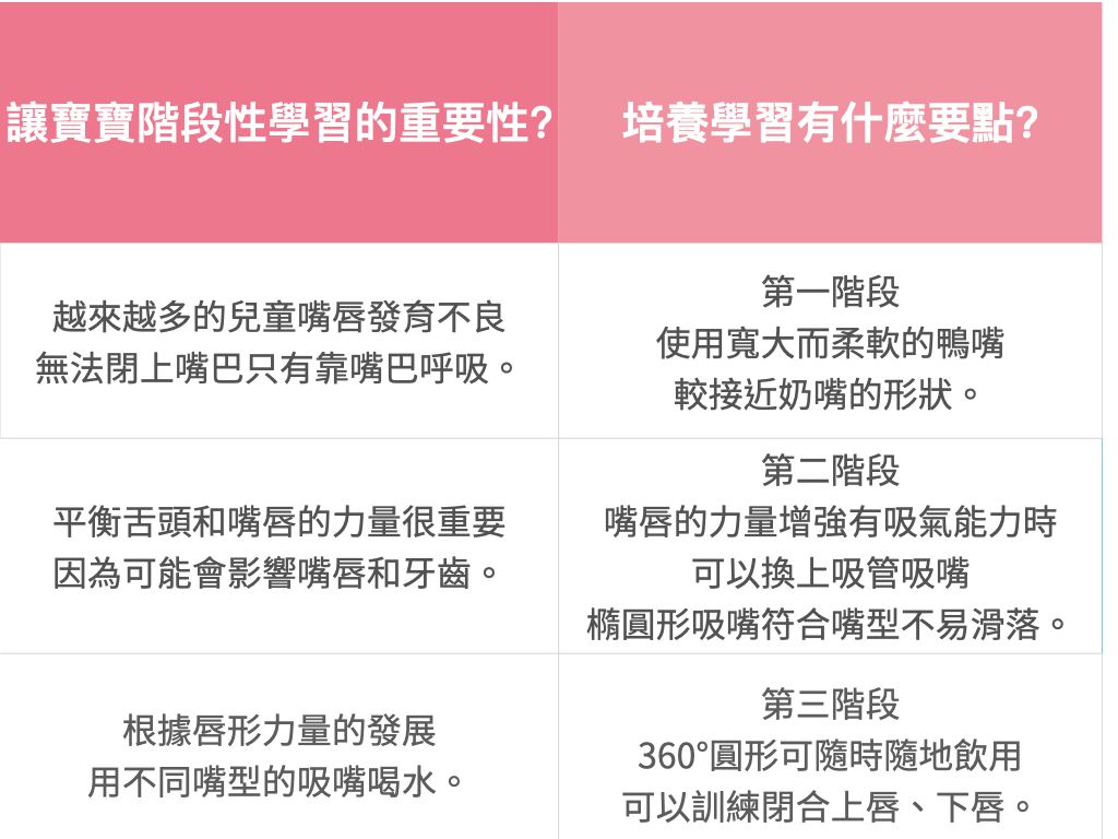 【日本 Richell】三階段學習水杯！隨月齡✖️季節搭配使用
