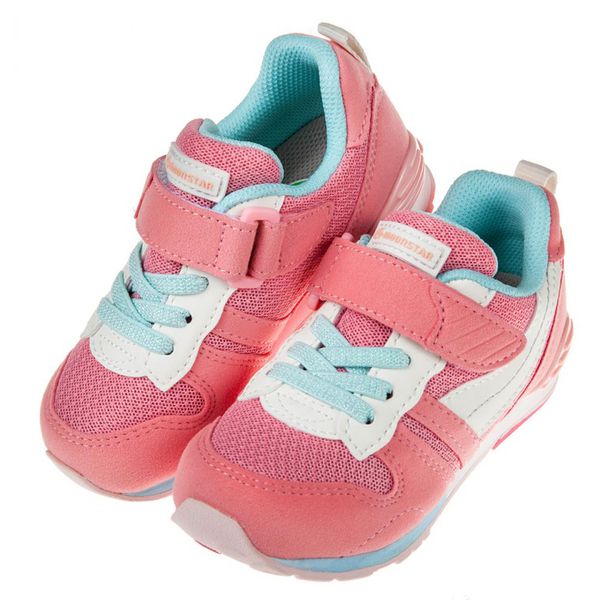 Moonstar日本月星 - Moonstar日本玫瑰粉色兒童機能運動鞋