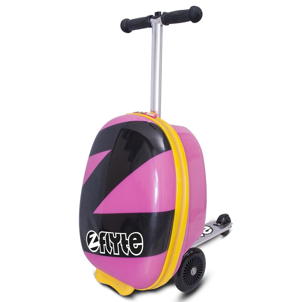 英國Flyte - 多功能滑板車-粉紅超能Z-18吋