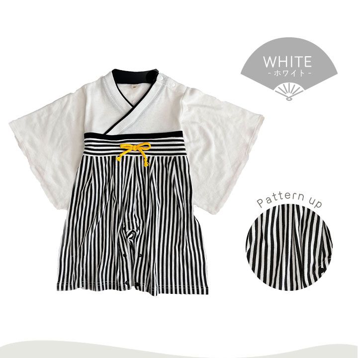 日本服飾代購 - 日本傳統袴/和服(連身衣式)-突厥薔薇紋-米杏 (90)