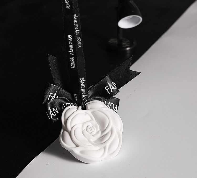 小香風可掛式香氛石膏片-天山暮雪-白+黑