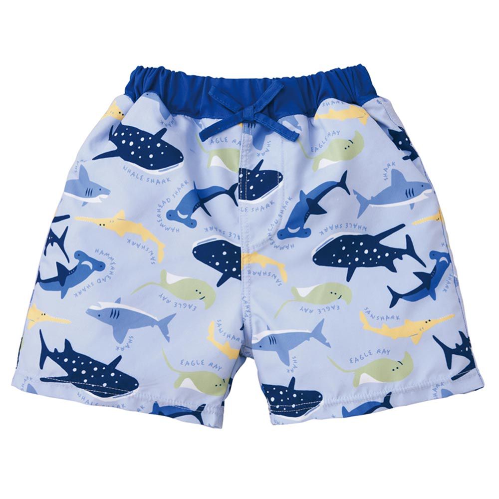 akachan honpo - 海灘褲-鯊魚-淺藍色