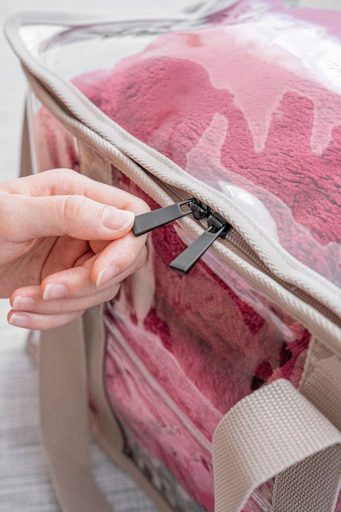 HARUhonpo 小晴天本舖 - 寶可樂收袋-闊口睡袋袋-月球灰(透明) (S)