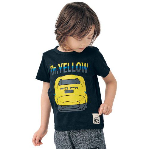 日本千趣會 - (JR新幹線) 純棉印花短T-車頭KOMACHI-紅