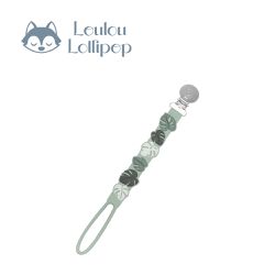 Loulou Lollipop - 固齒器奶嘴鍊夾-龜背芋