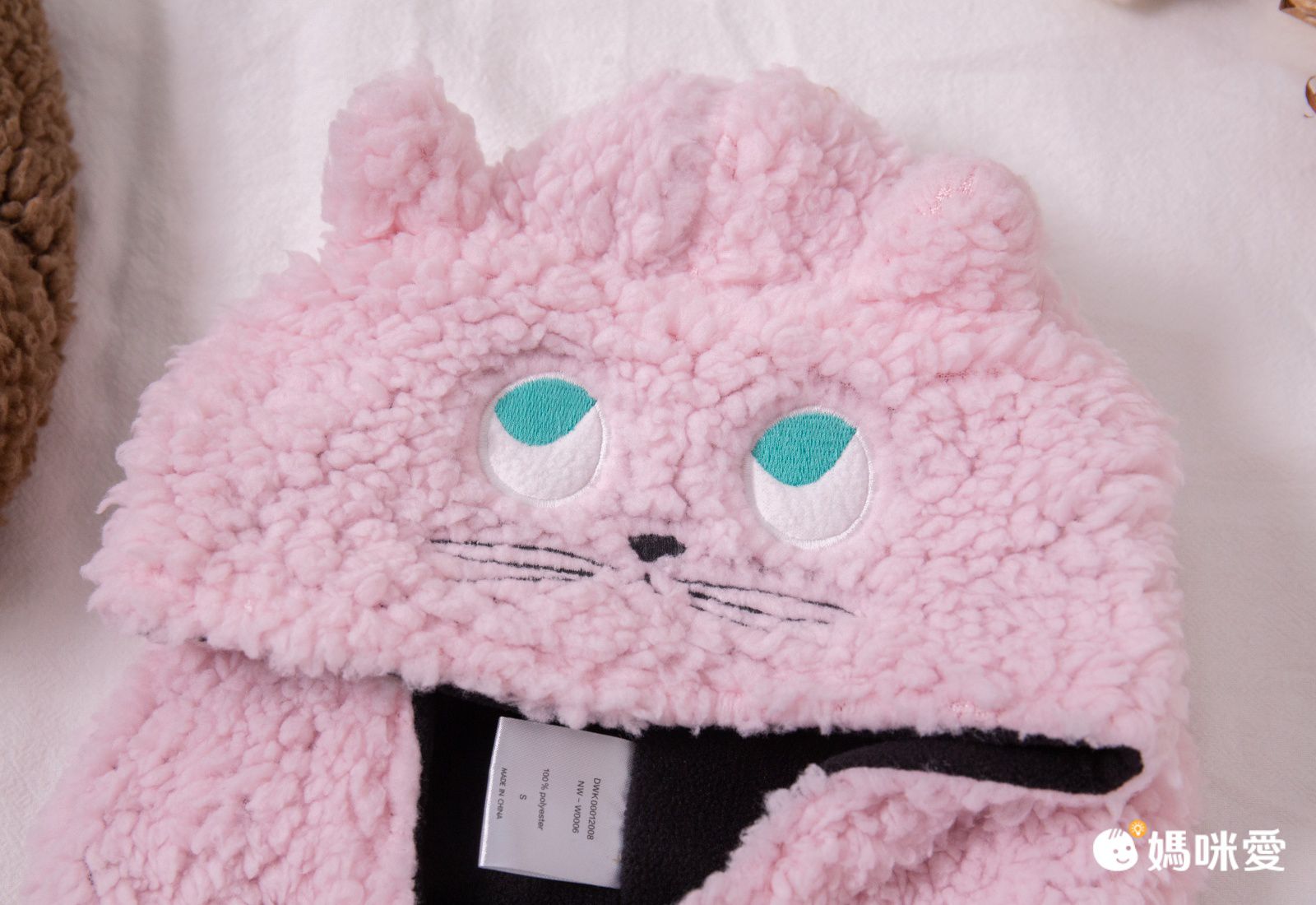 Dabbakids - 瓦拉帽-兒童造型親膚圍脖帽-樹懶的擁抱