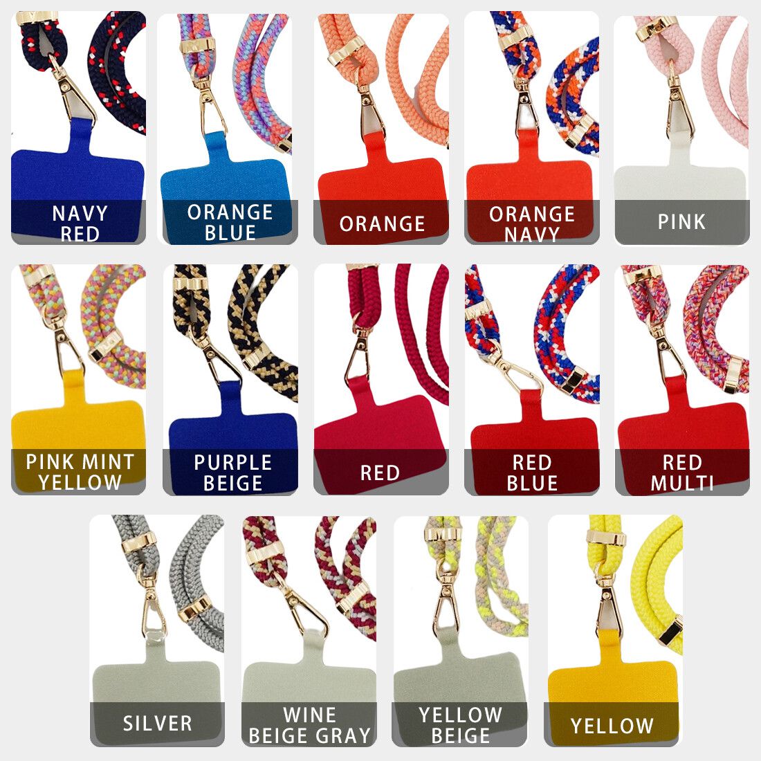 釋放雙手！日網爆款 ✿ 手機掛繩Ｘ夾片兩件組，不挑機型都可用