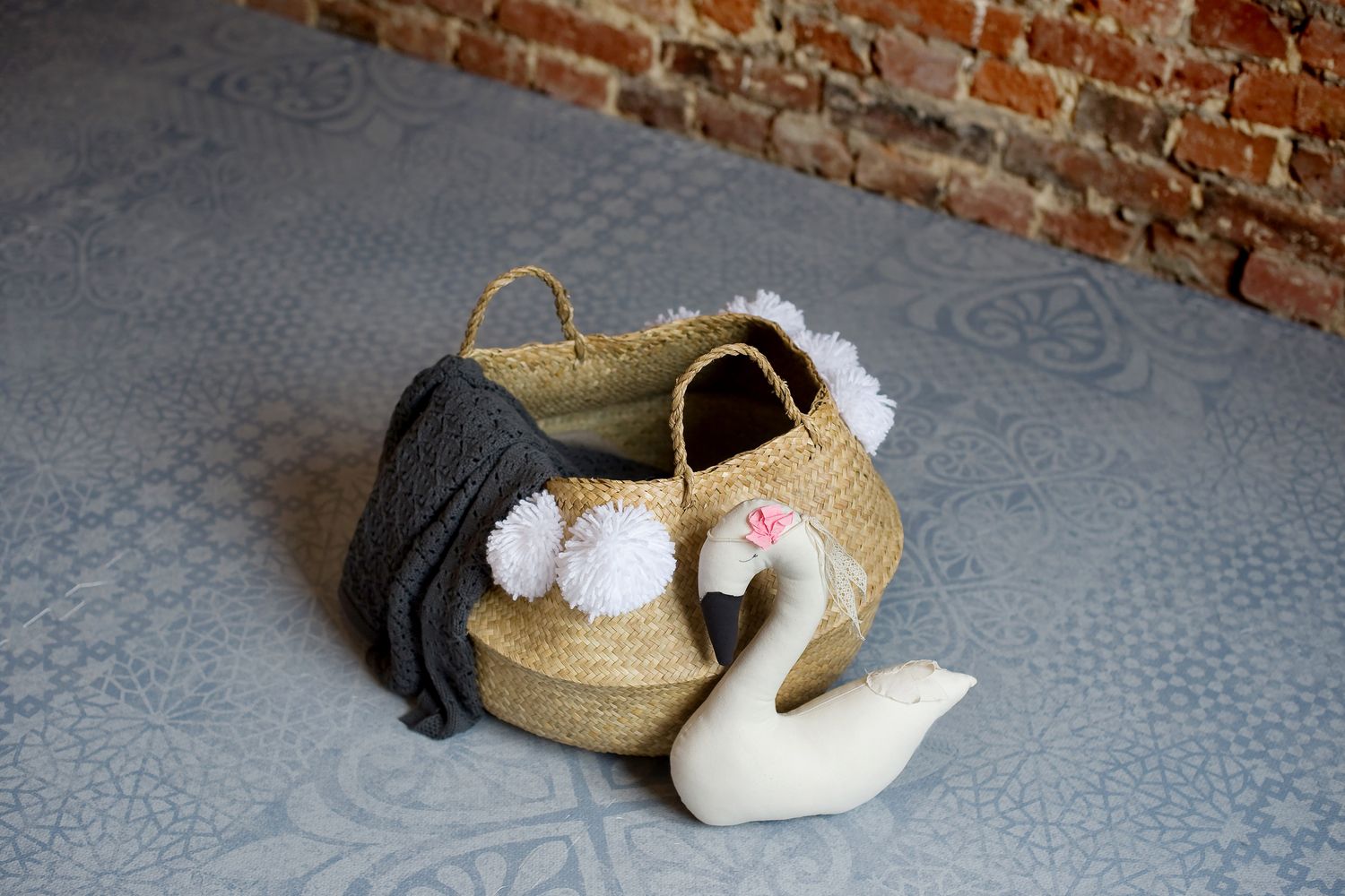 德國 toddlekind - 波斯風系列遊戲地墊-煙霧灰-一組6片