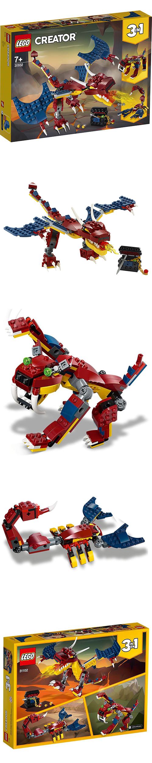 樂高 LEGO - 樂高 Creator 三合一創意大師系列 -  火龍 31102-234pcs